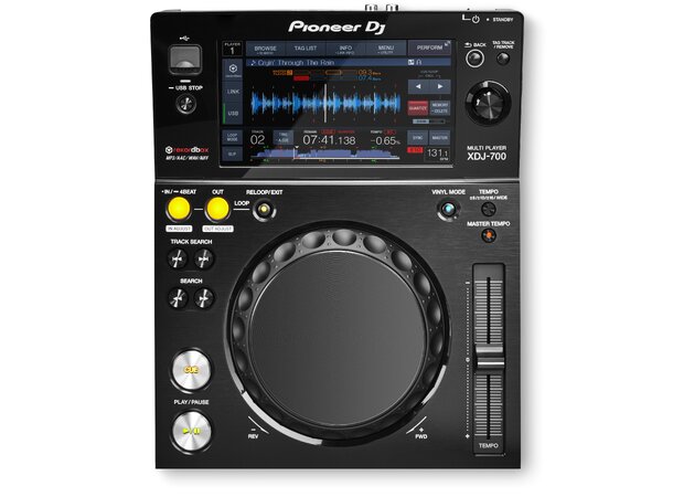 Pioneer DJ XDJ-700 DJ kontroller, USB og berøringsskjerm 